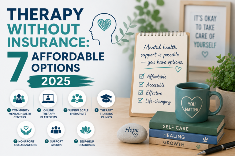 Therapy Without Insurance: 7 Affordable Options 2025